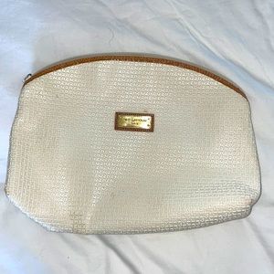 Ted Lapidus White and Brown Clutch